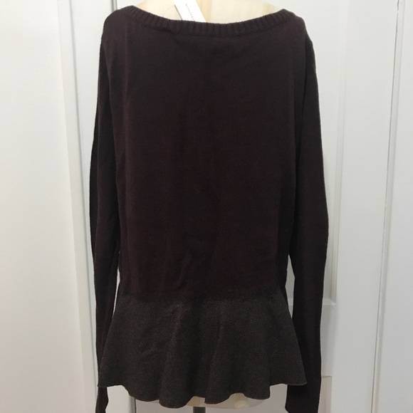 Anthropologie Audrey Peplum Pullover! - Picture 6 of 8